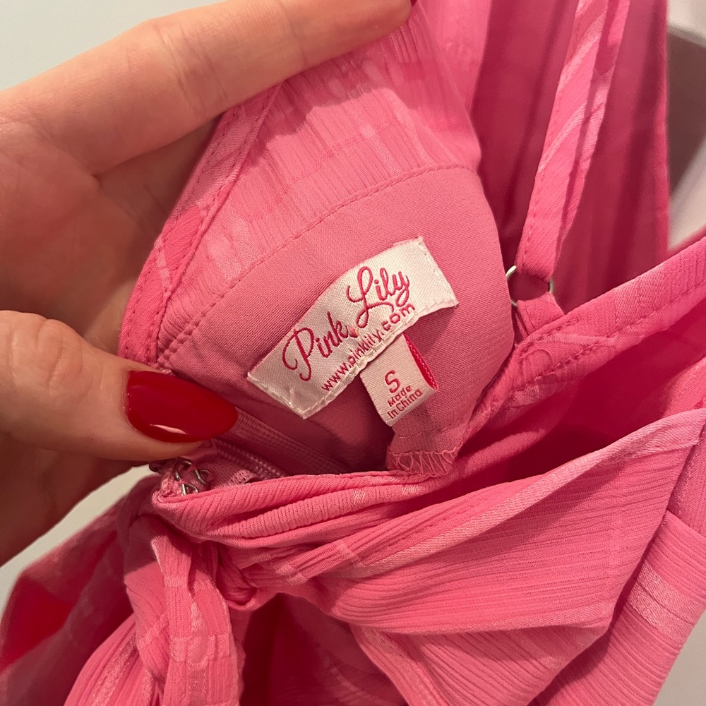 Pink Ruffle Romper - Picture 6 of 6